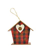 Drewniana zawieszka - domek