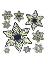 Śnieżynki świecące w ciemności