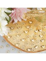 Drewniane serduszka mini (24 szt.)