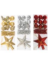 Zestaw choinkowy (11 elementów) srebrny