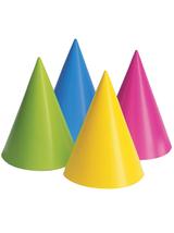 Czapeczki Neon party (5 szt.)