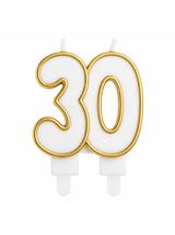 Świeczka jubileuszowa 30