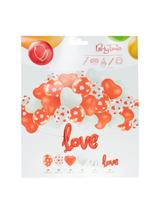 Zestaw balonów Love - 34 elementy