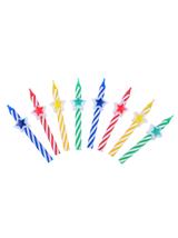 Świeczki urodzinowe z gwiazdką (8 szt.)