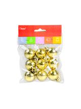 Bombki mini (9 szt.) złote
