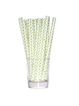 Słomki papierowe jumbo 10 mm limonkowe (144 szt.) - FSC Mix Credit