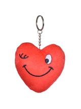 Brelok - duże serce (mix wzorów)