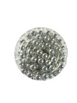 Łańcuch perełki 8 mm srebrny