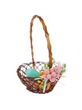 Dekoracja koszyczka wielkanocnego