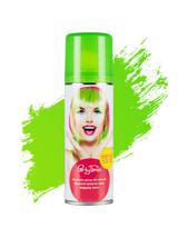 Neonowy spray do włosów zielony