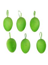 Dekoracyjne jajeczka flokowane (6 szt.)