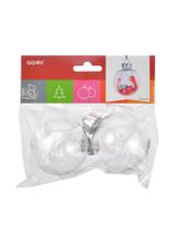 Bombki przezroczyste zrób to sam (2 szt.)