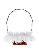 Serwetka atłasowa zdobiąca koszyczek