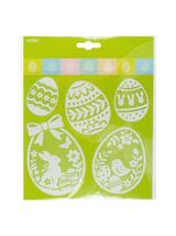 Ażurowe naklejki z brokatem