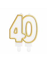 Świeczka jubileuszowa 40
