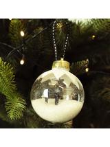 Bombka ze sztucznym śniegiem