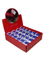 Taśma dekoracyjna na szpuli szeroka niebieska