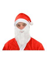 Mikołaj - czapka + broda (super)