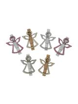 Klamerki z aniołkami (6 szt.)