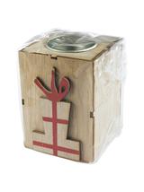 Świecznik drewniany