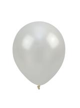 Balony metalizowane 12'' białe (100 szt.)