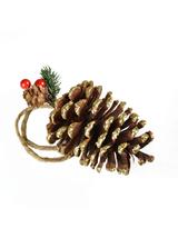 Świąteczna szyszka dekoracyjna