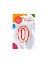 Świeczka cyferka - kropki nr 0