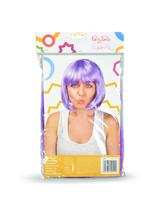 Peruka bob fioletowa