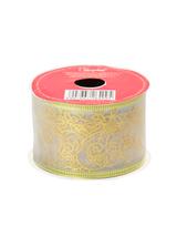 Taśma dekoracyjna na szpuli szeroka złota