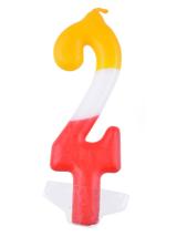 Świeczka cyferka - kolor nr 2