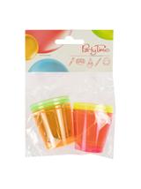 Kolorowe kieliszki 30 ml wielokrotnego użytku (8 szt.)