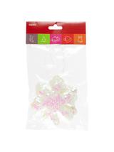 Zestaw cekinowych śnieżynek (2 szt.)