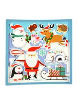 Świateczne naklejki z planszą