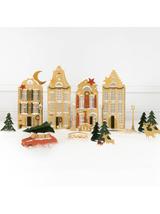 Świąteczne domki DIY (z lampkami LED i markerem)