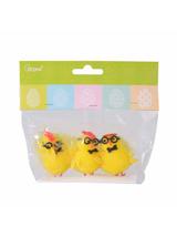 Kurczaki w okularach (3 szt.)