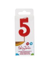 Świeczka kolorowa na szpilce nr 5