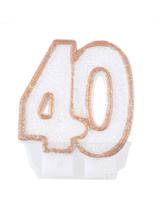 Świeczka jubileuszowa 40