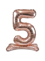 Balon foliowy cyferka XXL stojący nr 5