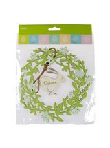 Drewniany wieniec z króliczkiem - FSC 100%