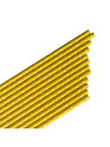 Słomki papierowe żółte w białe kropki (12 szt.) - FSC Mix Credit