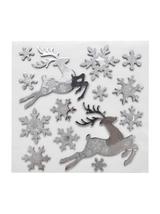 Zimowa dekoracja samoprzylepna