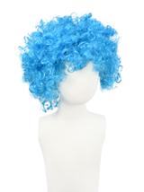 Peruka afro XXL niebieska