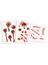 Straszne tatuaże zmywalne