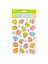 Posrebrzane naklejki wielkanocne