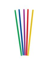 Słomki wielorazowe - proste mix kolorów (500 szt.)