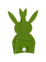 Filcowe etui na sztućce - zajączki (2 szt.)