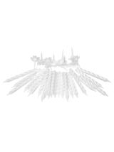 Świeczki urodzinowe białe (24 szt.)