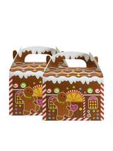 Papierowe domki - pudełko na upominki (2 szt.)