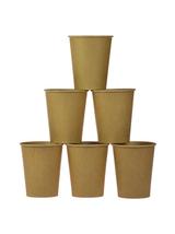 Kubki papierowe kraftowe (6 szt.) - FSC Mix