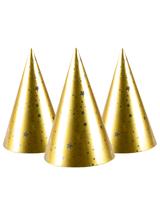 Czapeczki Golden party (4 szt.)